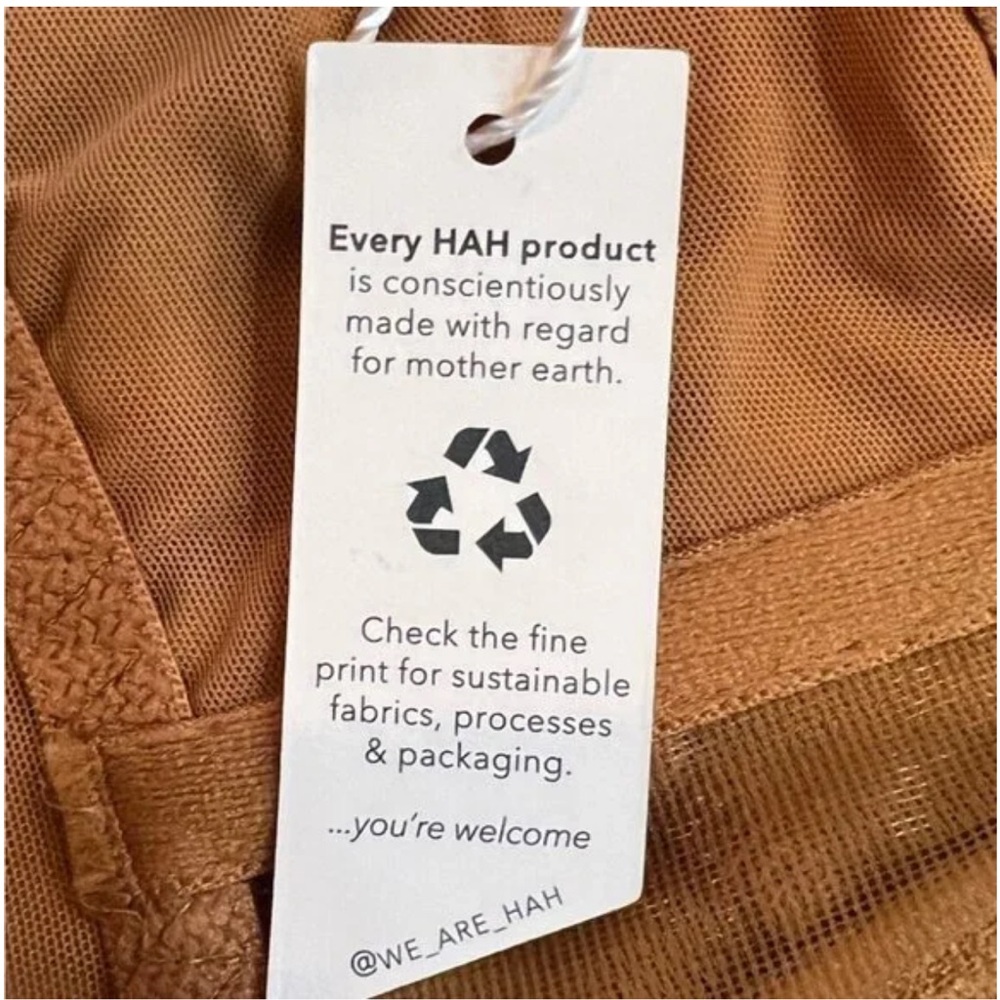 NWT We Are HAH X Free People Wired Bra 30-38C 30C 32C 34C 36C 38C Brown Sugar - Picture 7 of 13